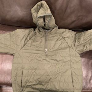 Green Jcrew pullover jacket